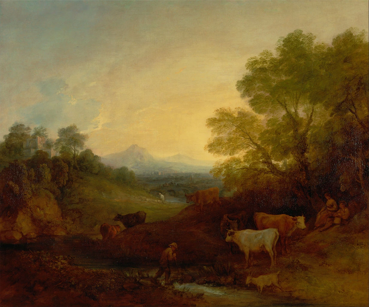 Paesaggio con bestiame - Yale Center for British Art, New Haven